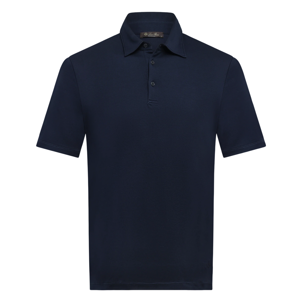 Polo Loro Piana - Coton - Bleu Marine