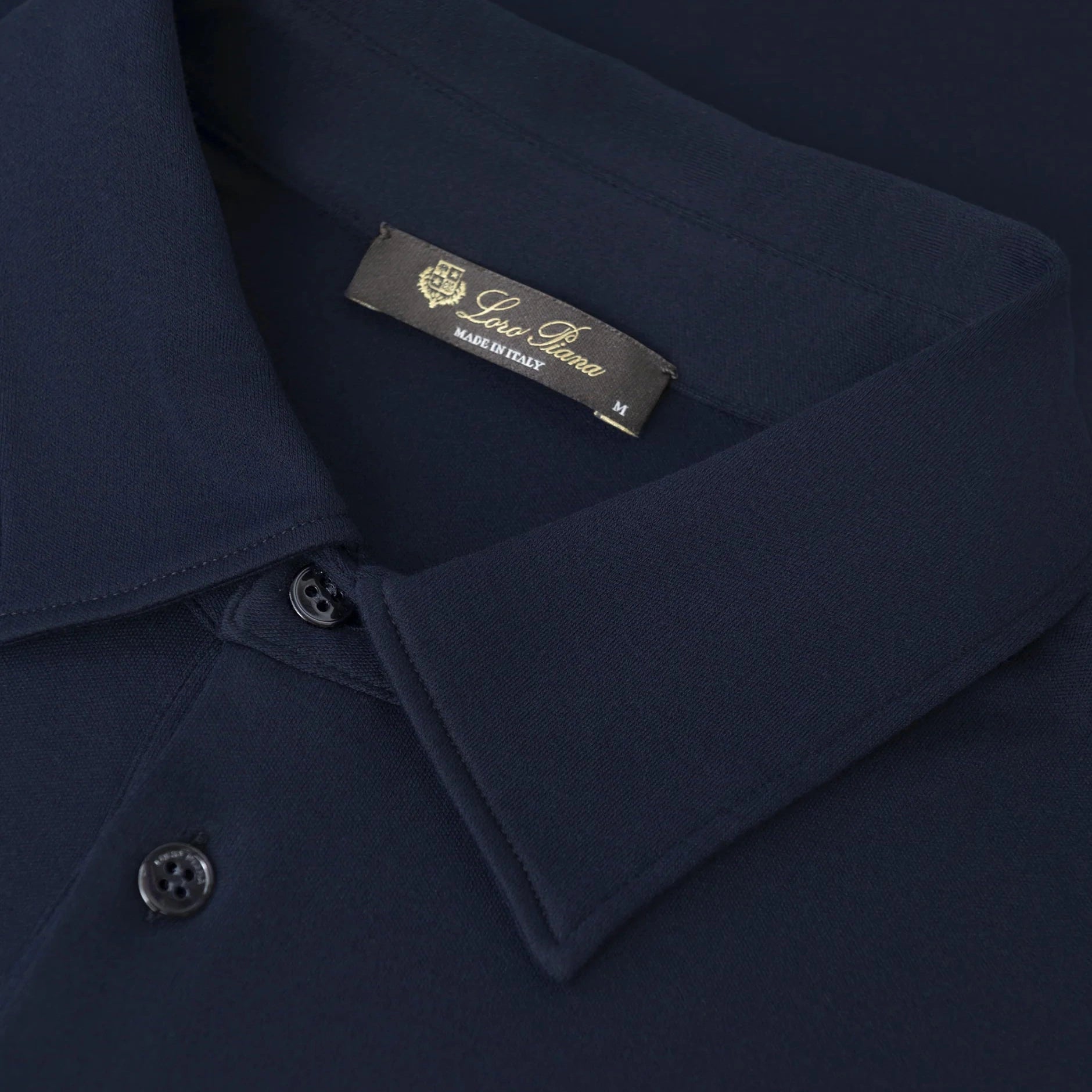 Polo Loro Piana - Coton - Bleu Marine