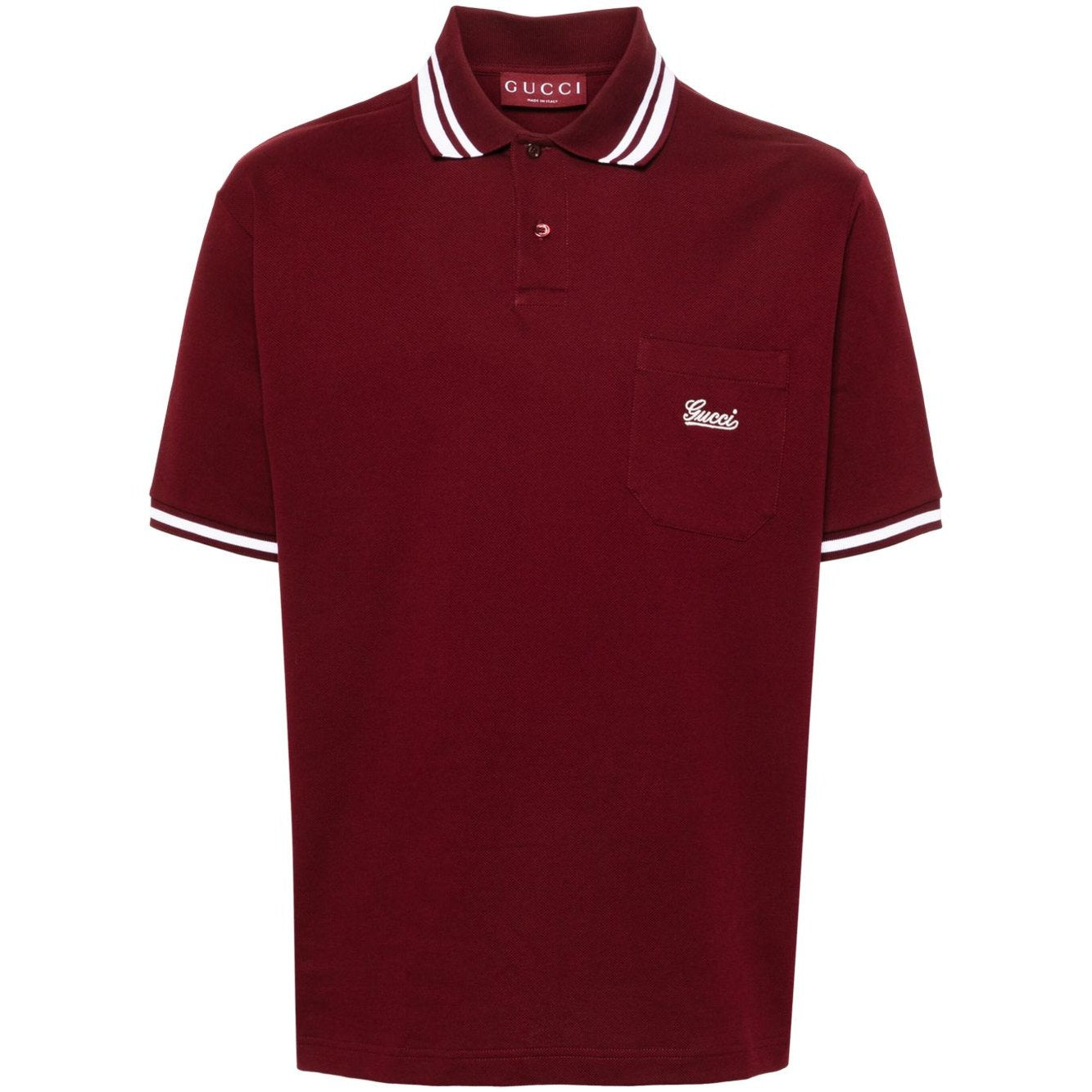 Polo Gucci - Coton - Bordeaux