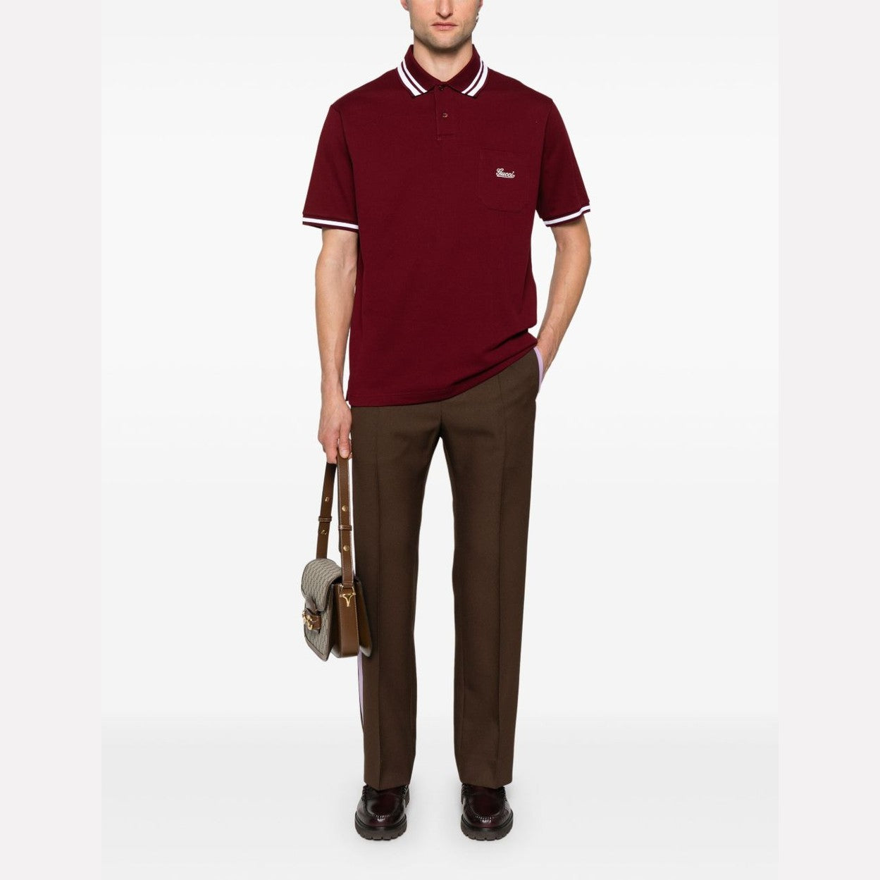 Polo Gucci - Coton - Bordeaux