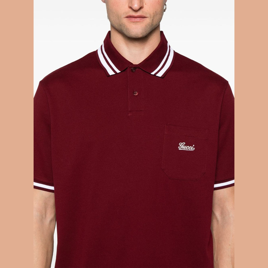 Polo Gucci - Coton - Bordeaux