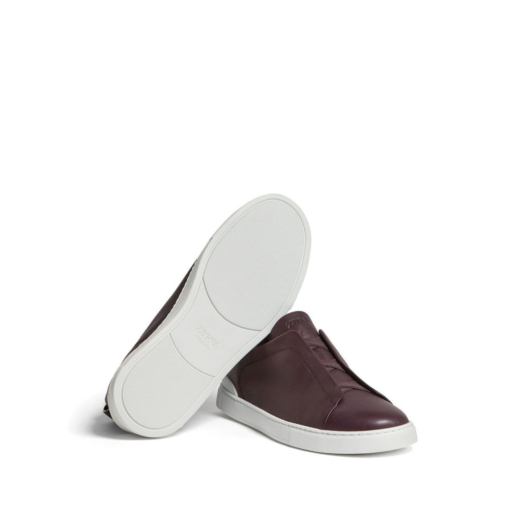 Espadrilles Zegna - Triple Stitch™ - Cuir de Cerf - Violet Foncé