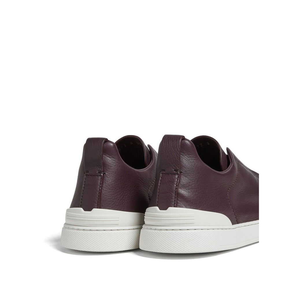 Espadrilles Zegna - Triple Stitch™ - Cuir de Cerf - Violet Foncé