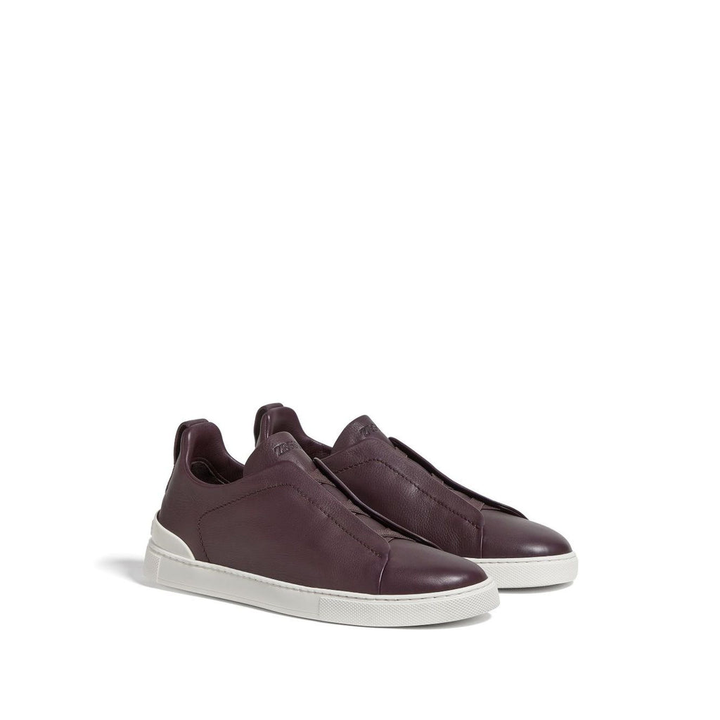 Espadrilles Zegna - Triple Stitch™ - Cuir de Cerf - Violet Foncé