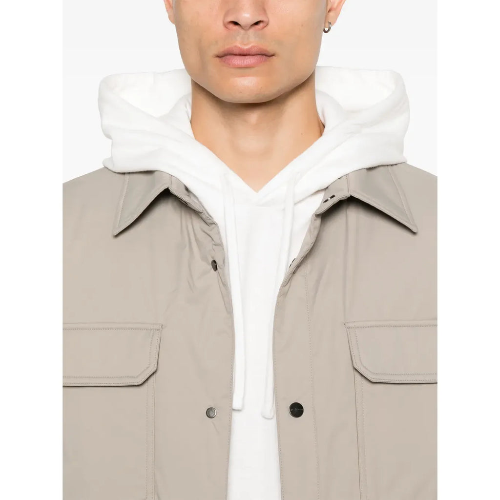 Jacket Kiton - Padded Twill - Beige