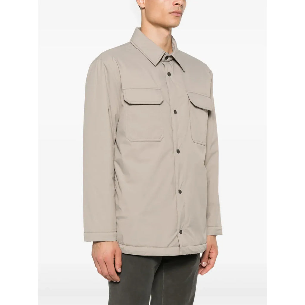Jacket Kiton - Padded Twill - Beige