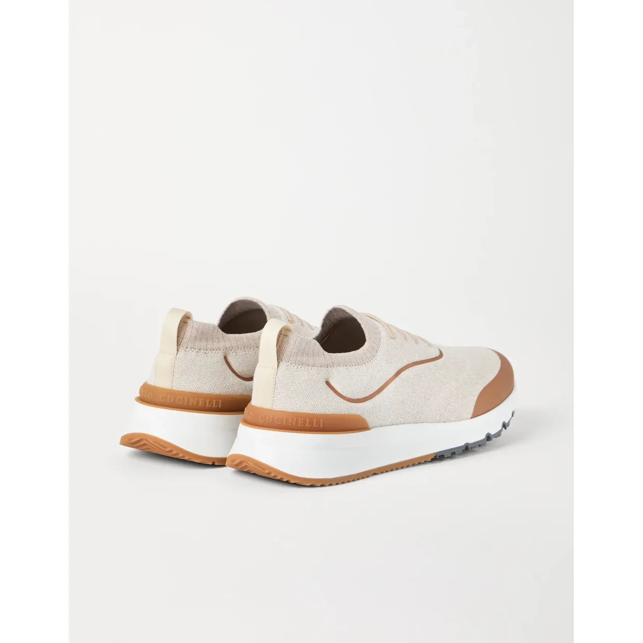 Espadrilles Brunello Cucinelli - En maille de coton technique - Écru