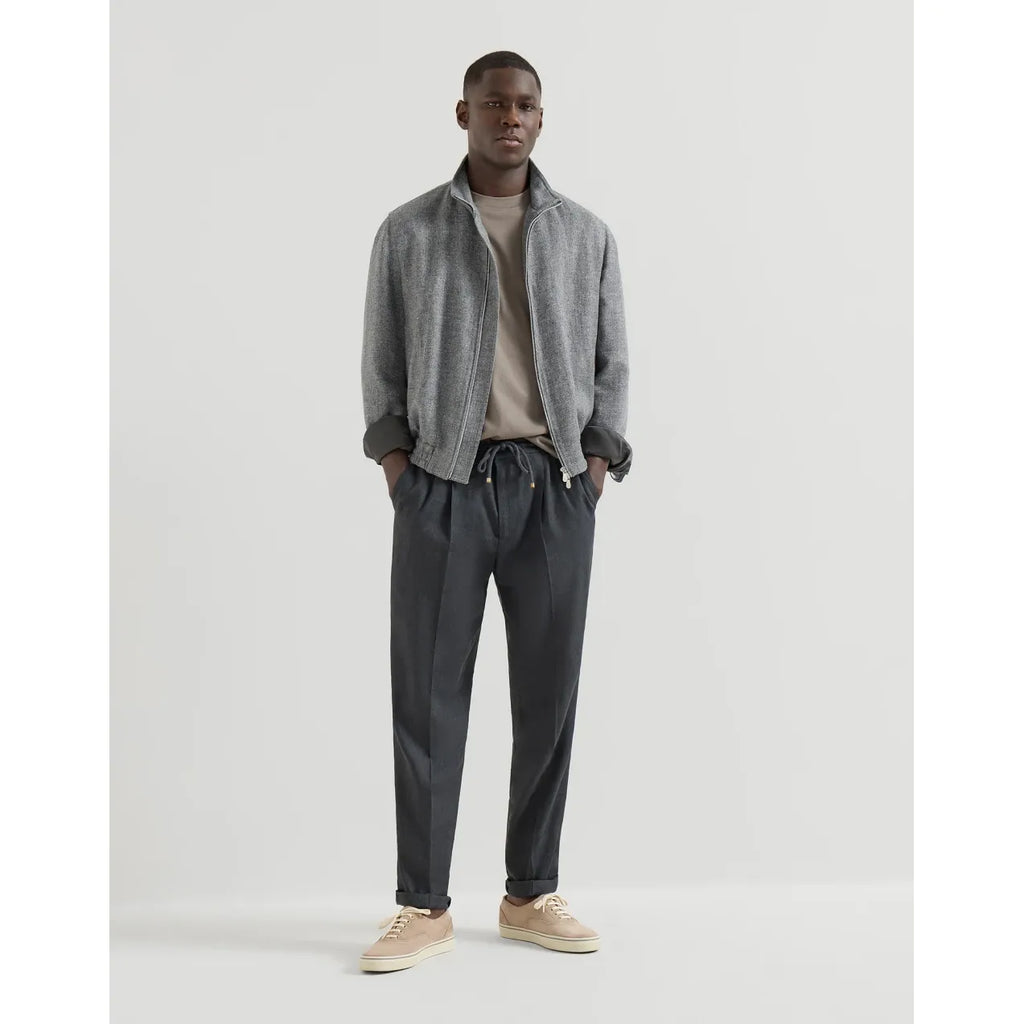 T-Shirt Brunello Cucinelli - Coton - Khaki