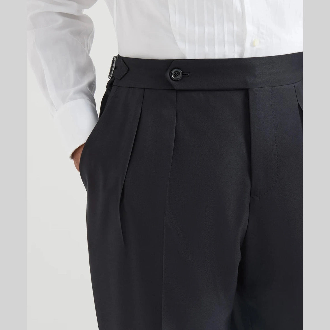 Pantalon Brunello Cucinelli - À double Pli - Bleu Marine
