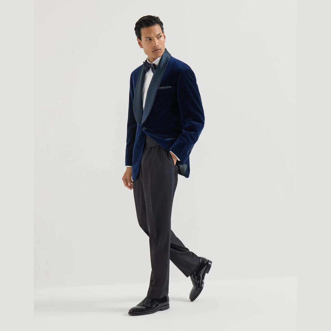 Pantalon Brunello Cucinelli - À double Pli - Bleu Marine