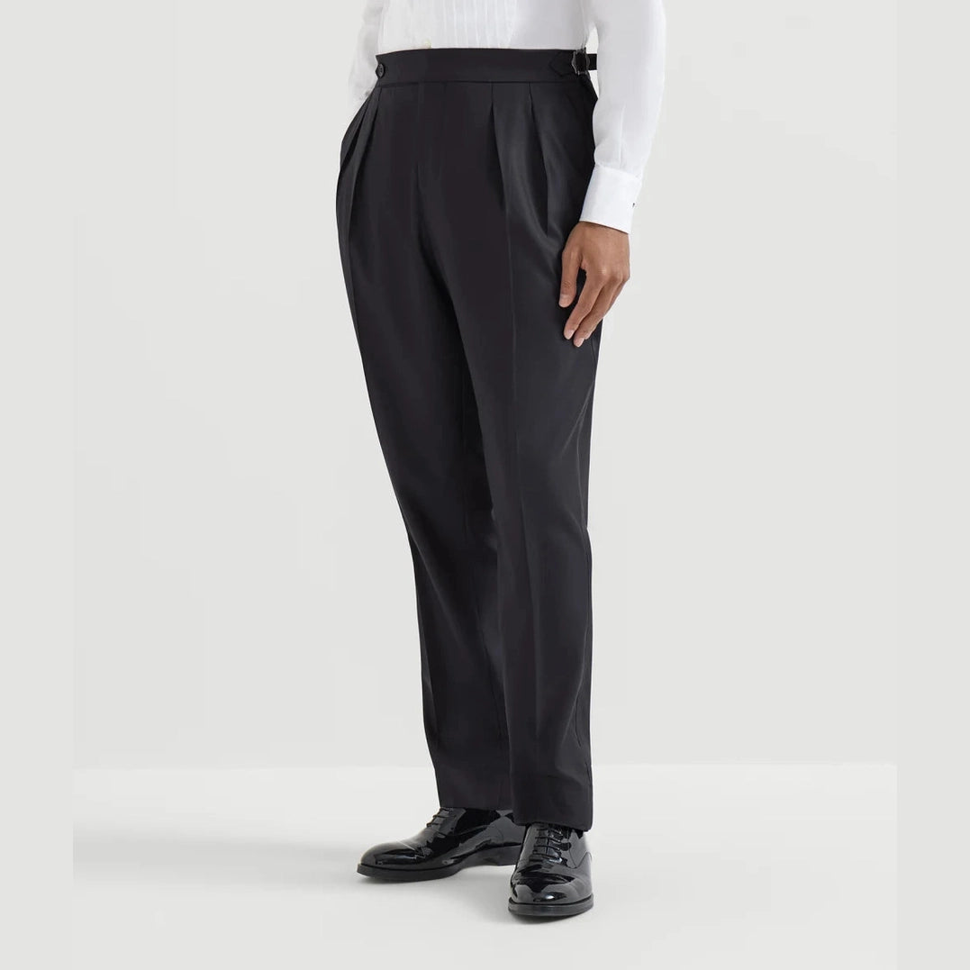 Pantalon Brunello Cucinelli - À double Pli - Bleu Marine