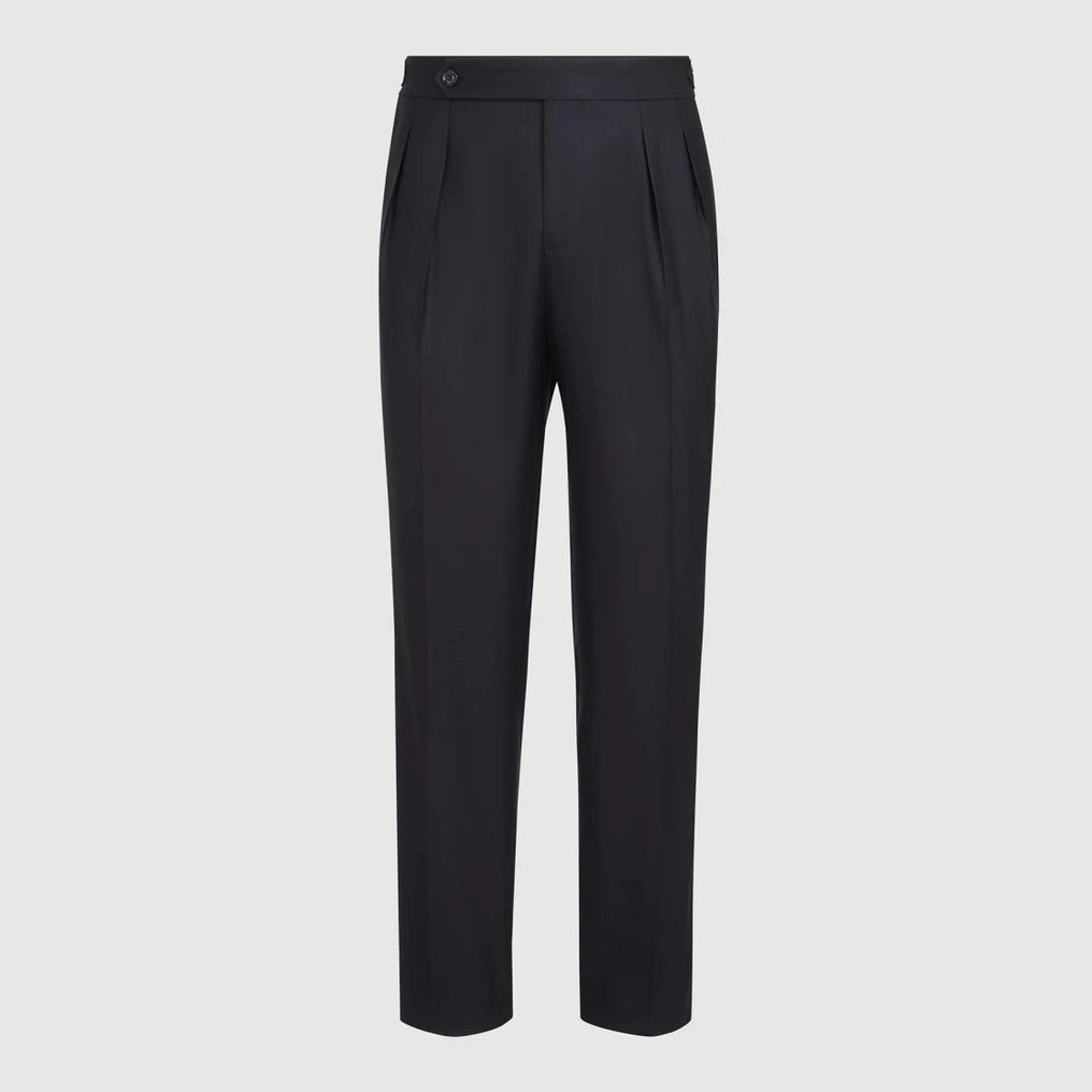Pantalon Brunello Cucinelli - À double Pli - Bleu Marine