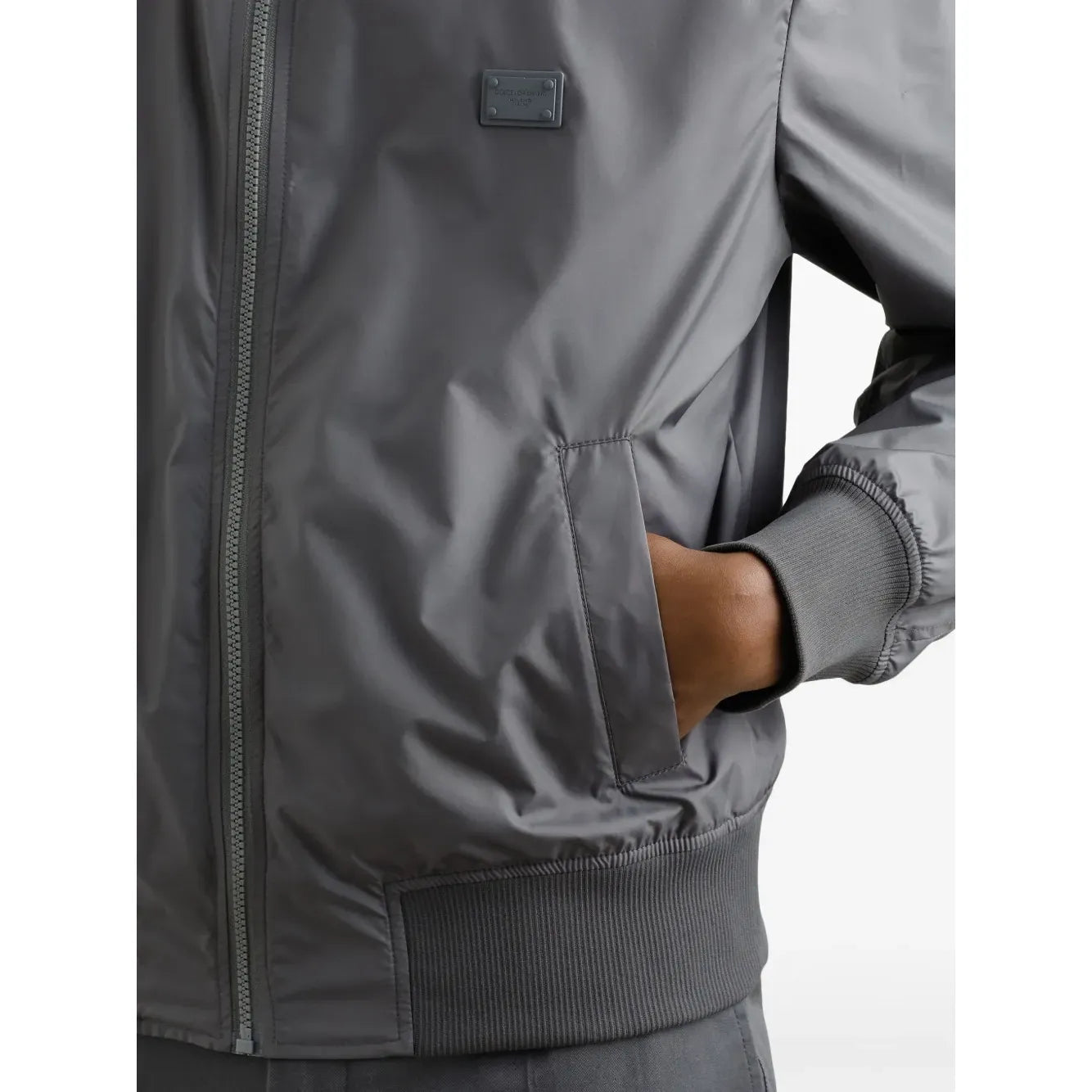 Bomber Dolce & Gabbana - Nylon - Gris