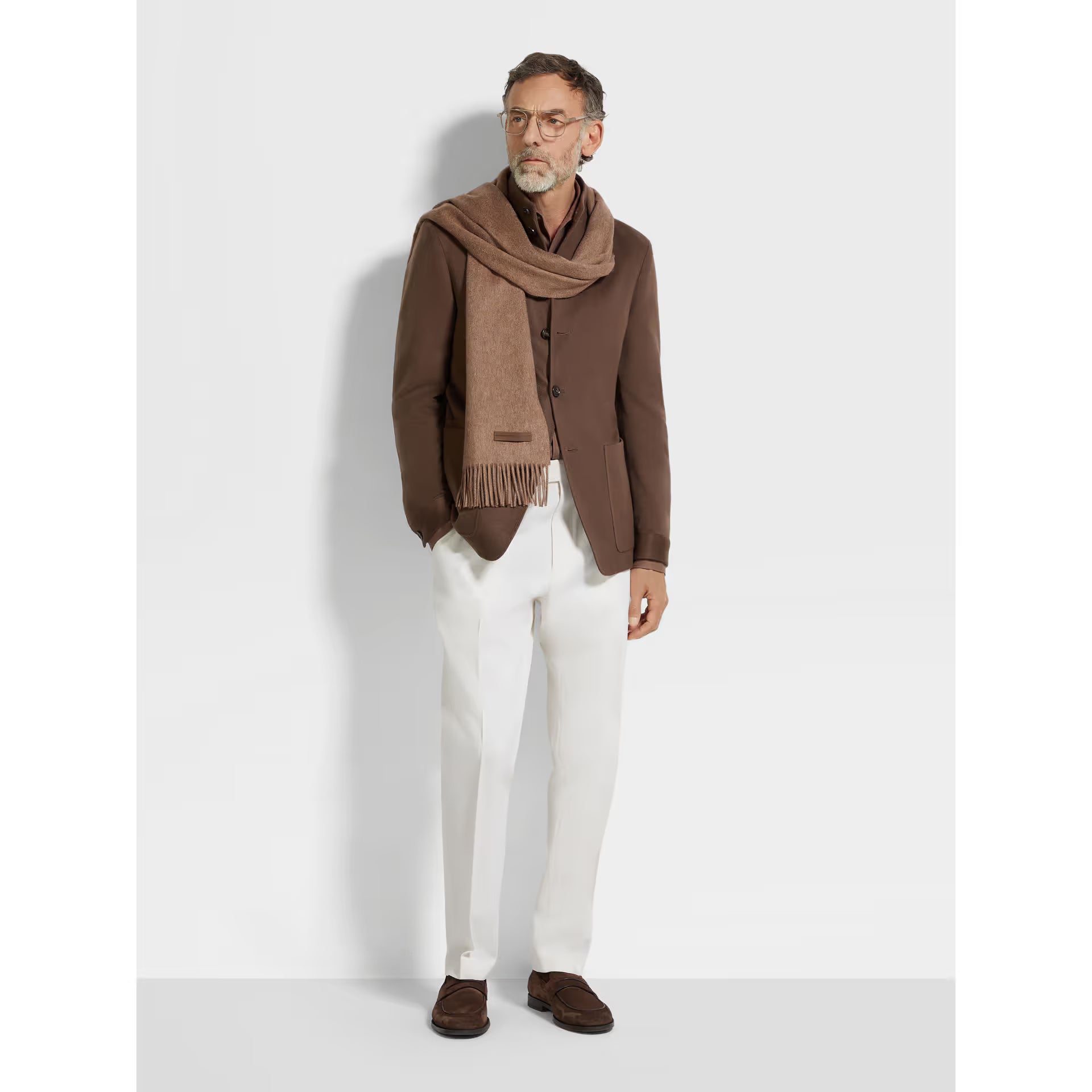 Veste Zegna - en Oasi Cashmere Il Conte - Marron