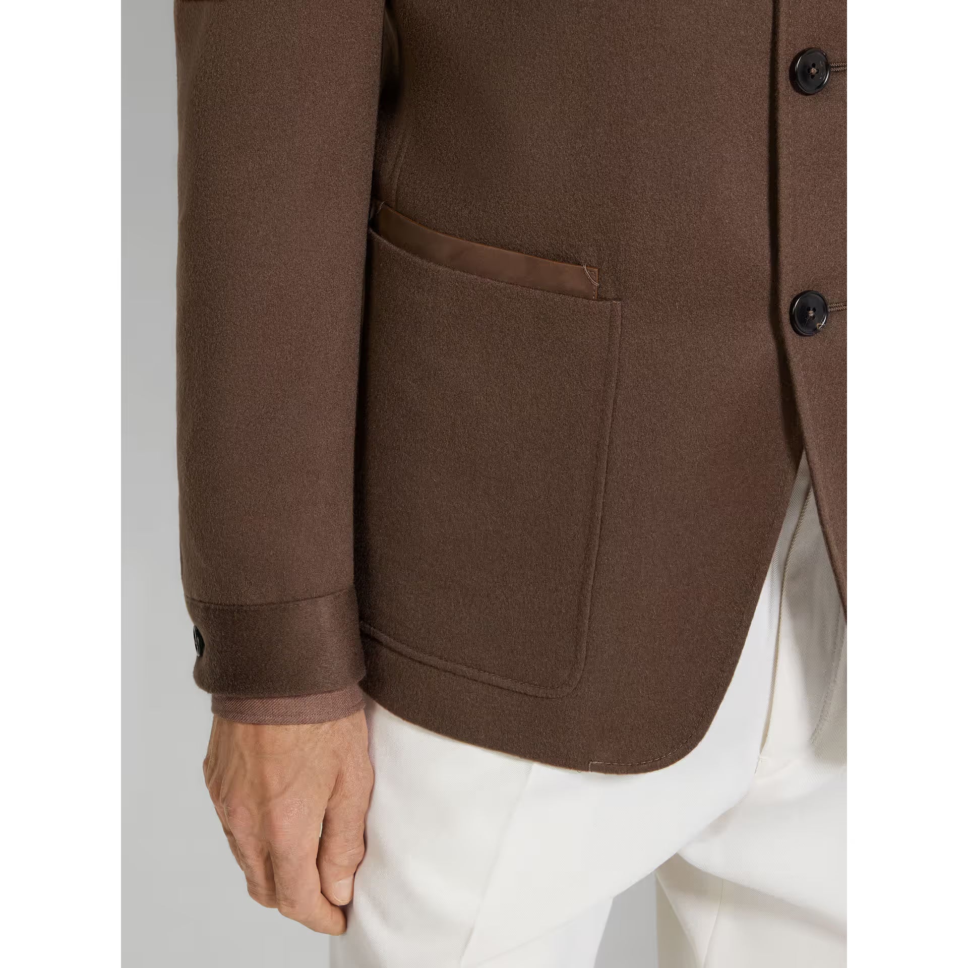 Veste Zegna - en Oasi Cashmere Il Conte - Marron