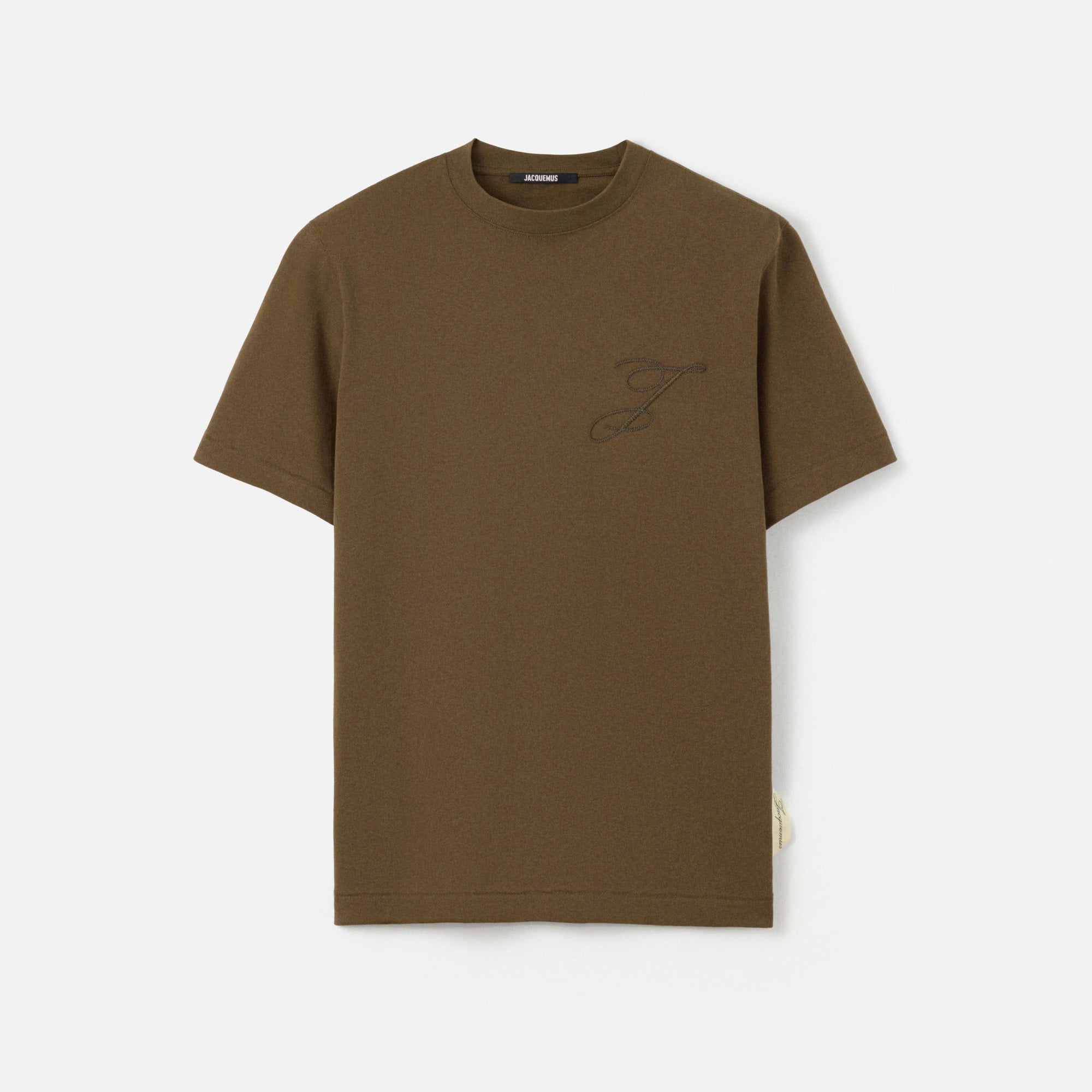 T-Shirt Jacquemus - Logos Brodés - Khaki