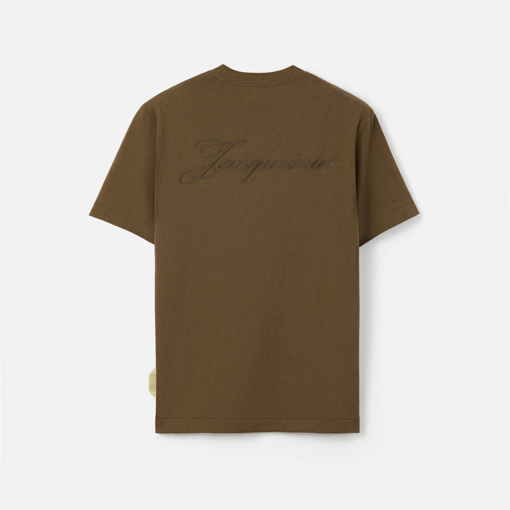 T-Shirt Jacquemus - Logos Brodés - Khaki