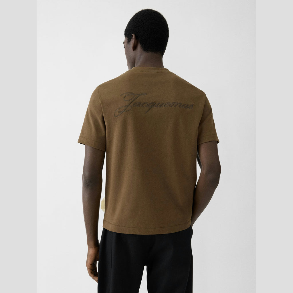 T-Shirt Jacquemus - Logos Brodés - Khaki