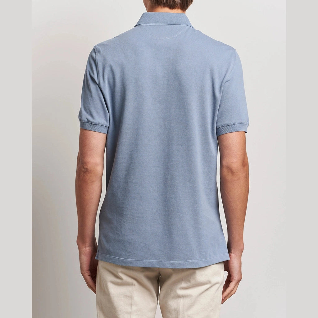 Polo Brunello Cucinelli - Coton - Bleu Ciel