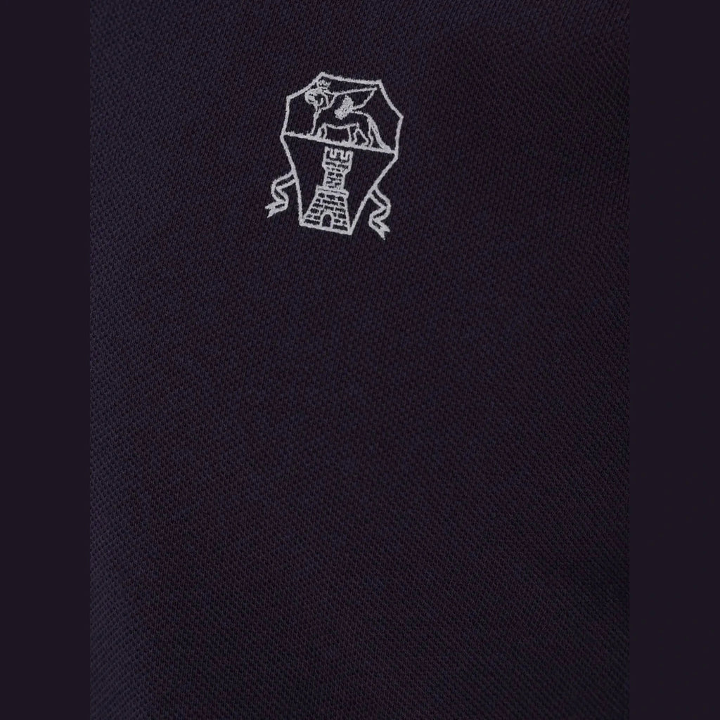 Polo Brunello Cucinelli - Coton - Bleu Marine