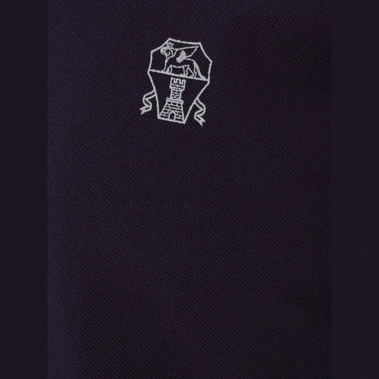 Polo Brunello Cucinelli - Coton - Bleu Marine