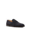 Mocassin Brunello Cucinelli - en Daim avec Tissage - Bleu