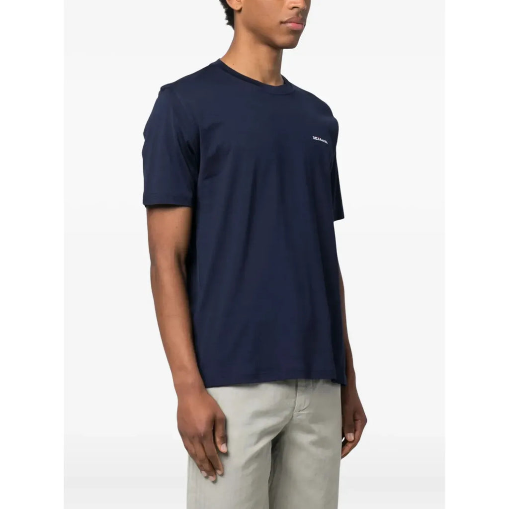 T-Shirt Kiton - Coton - Bleu Marine