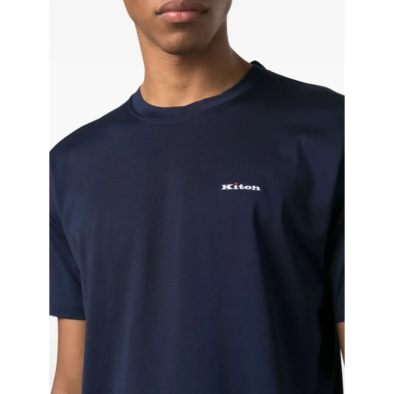 T-Shirt Kiton - Coton - Bleu Marine