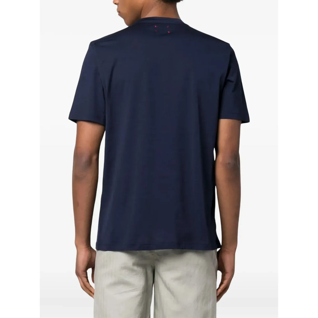 T-Shirt Kiton - Coton - Bleu Marine