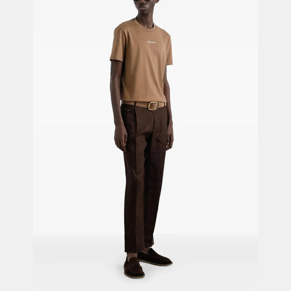 T-Shirt Dolce & Gabbana - Coton à logo - Marron