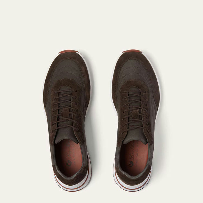 Espadrilles Loro Piana - Week End Walk Microfibre Storm System - Marron Foncé