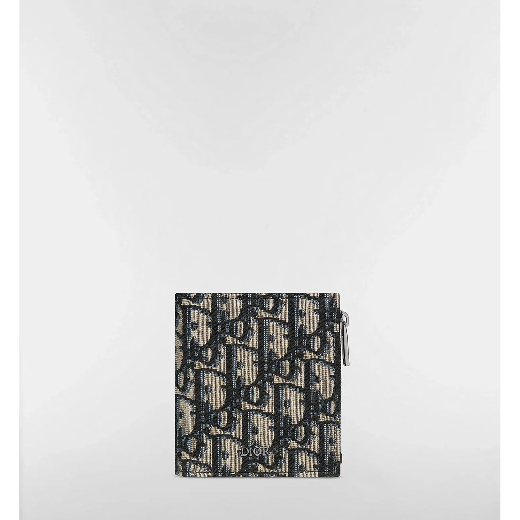 Porte-cartes Dior - Bifold - Oblique Jacquard