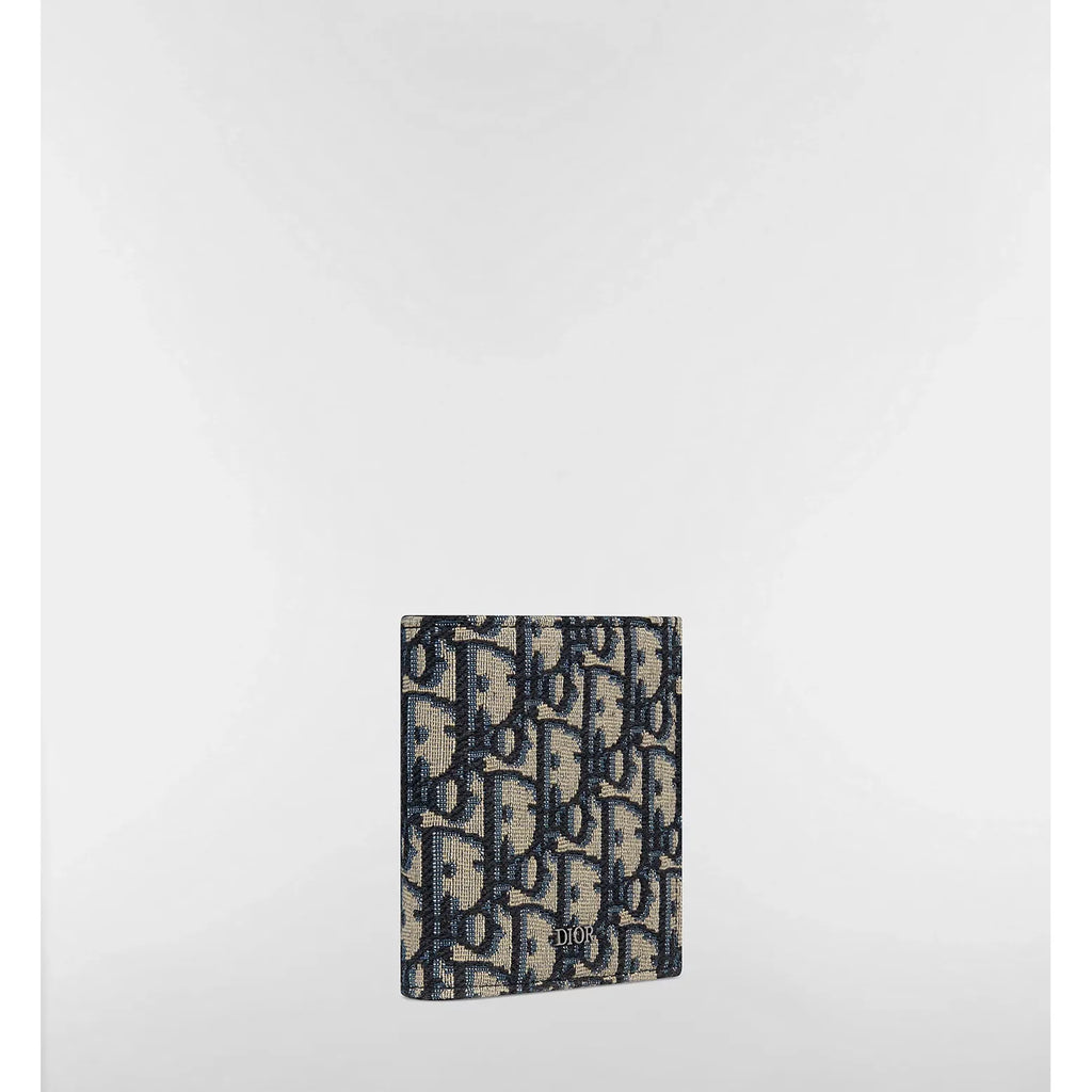 Porte-cartes Dior - Bifold - Oblique Jacquard