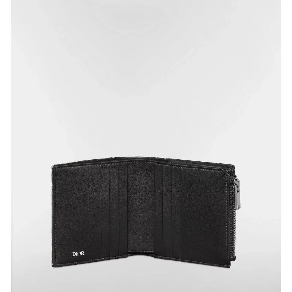 Porte-cartes Dior - Bifold - Oblique Jacquard