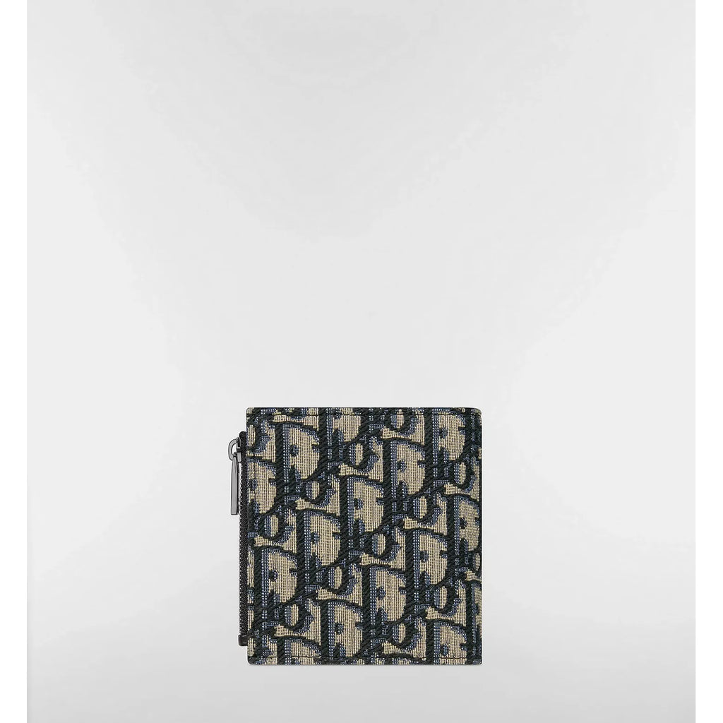 Porte-cartes Dior - Bifold - Oblique Jacquard