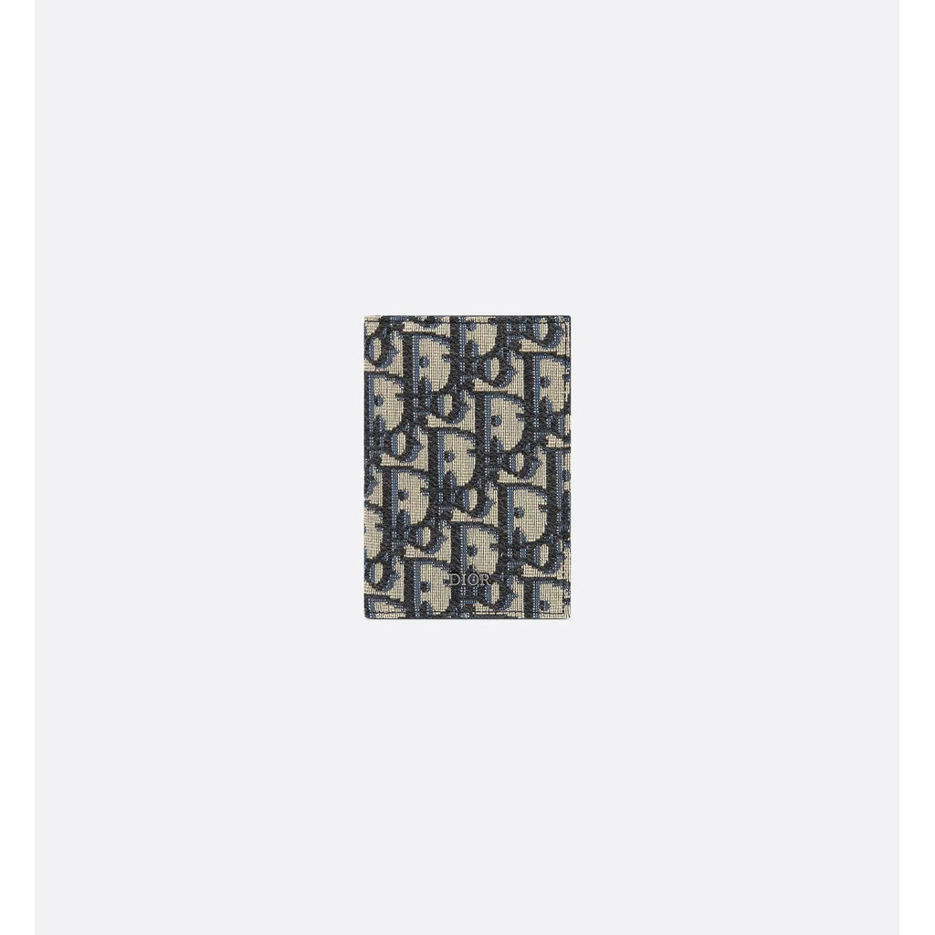 Porte-cartes Dior - à deux volets Saddle - Oblique beige et noir