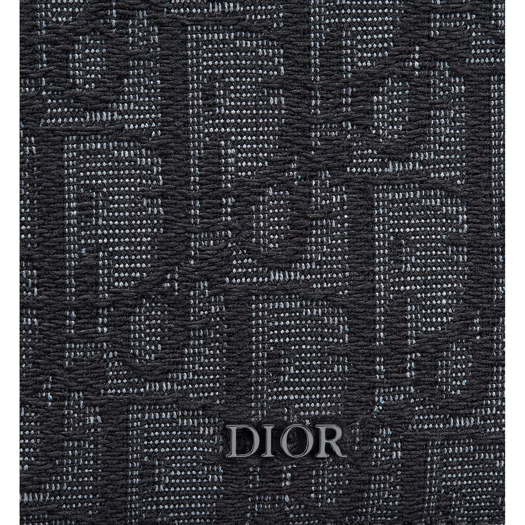 Portefeuille Dior - À deux volets Saddle - Noir