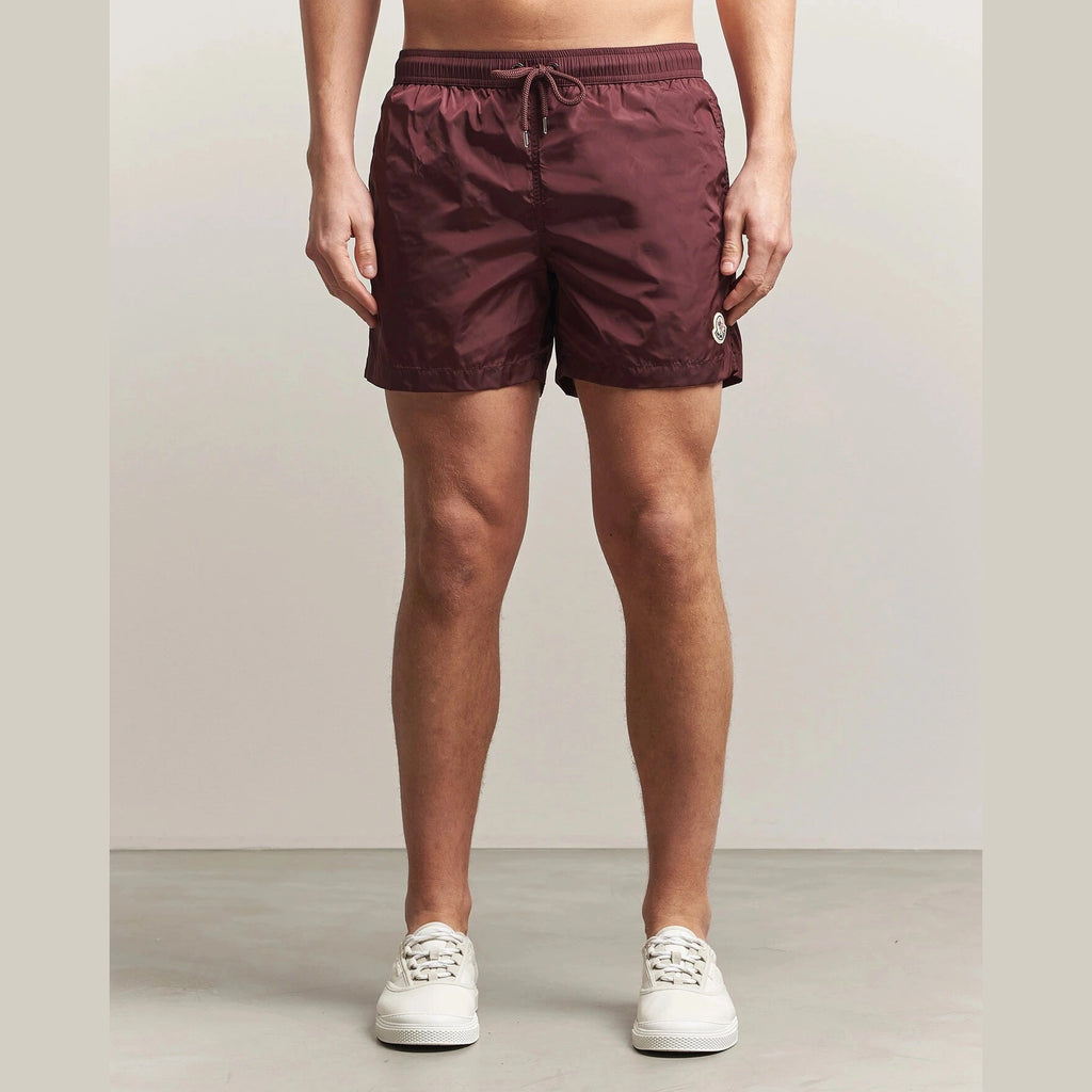 Short Moncler - Nylon - Bordeaux