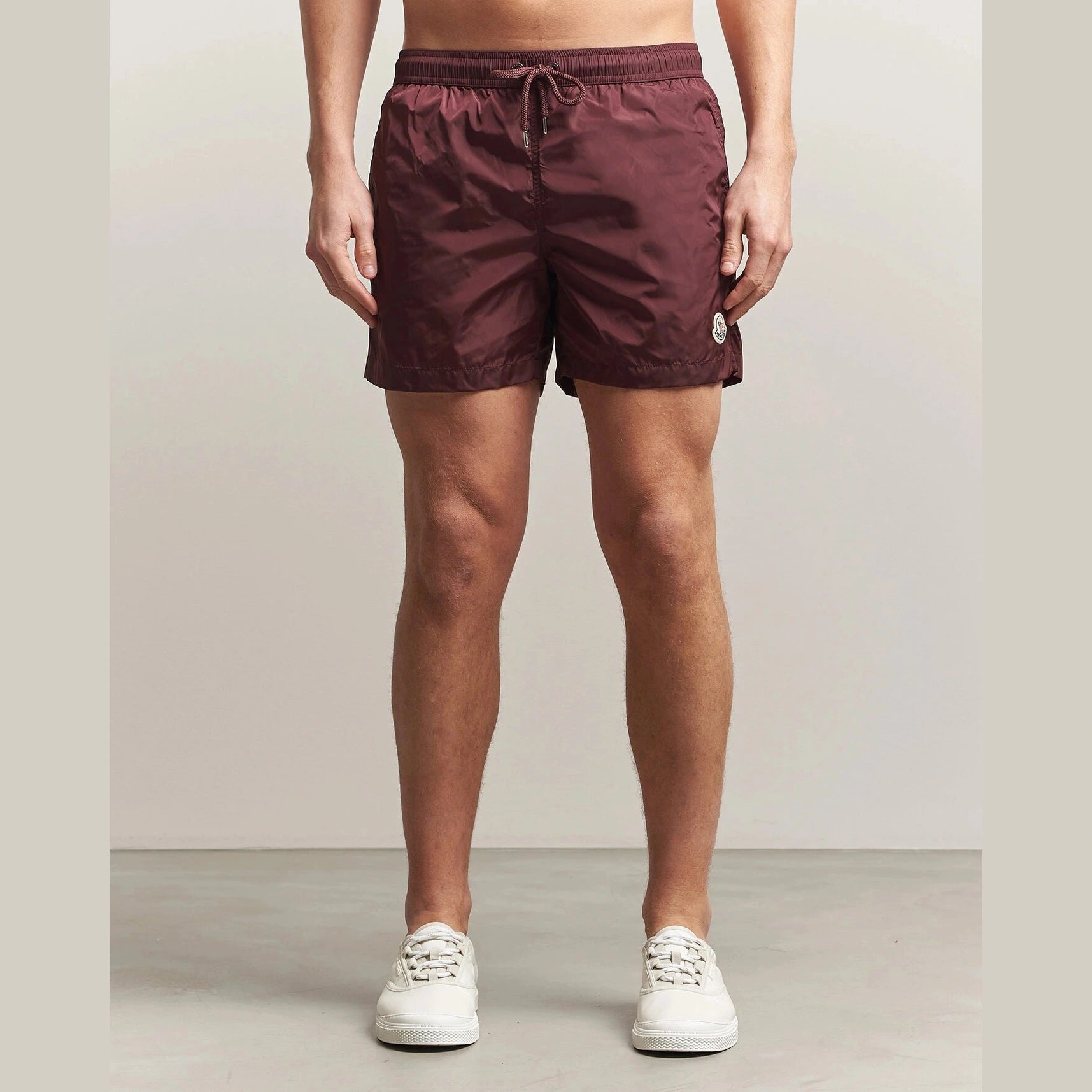 Short Moncler - Nylon - Bordeaux