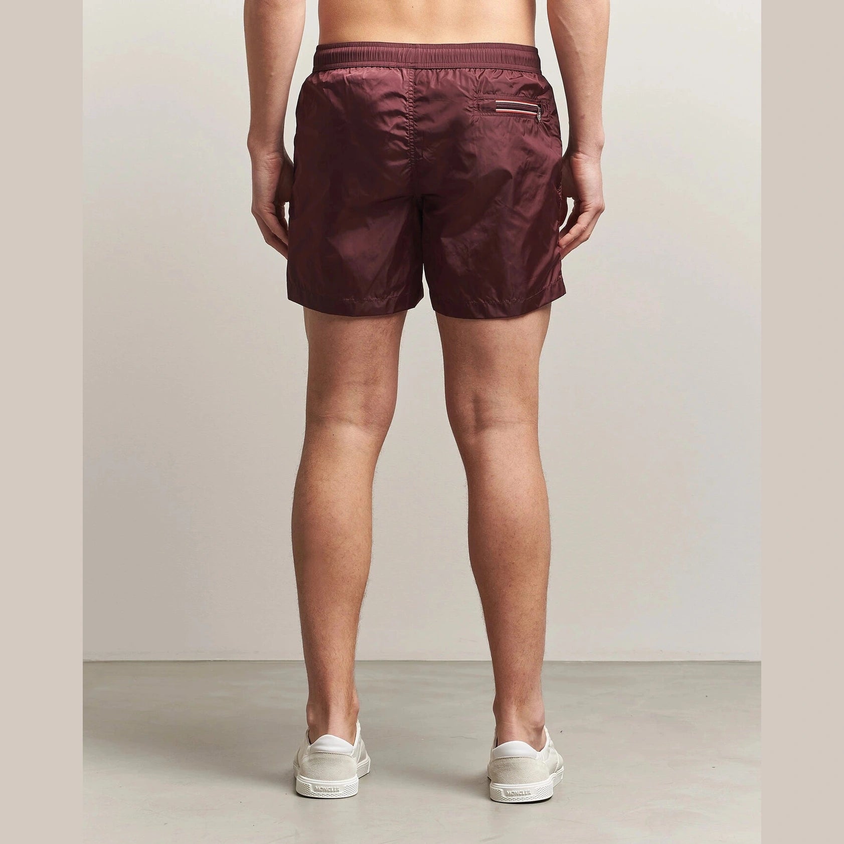 Short Moncler - Nylon - Bordeaux