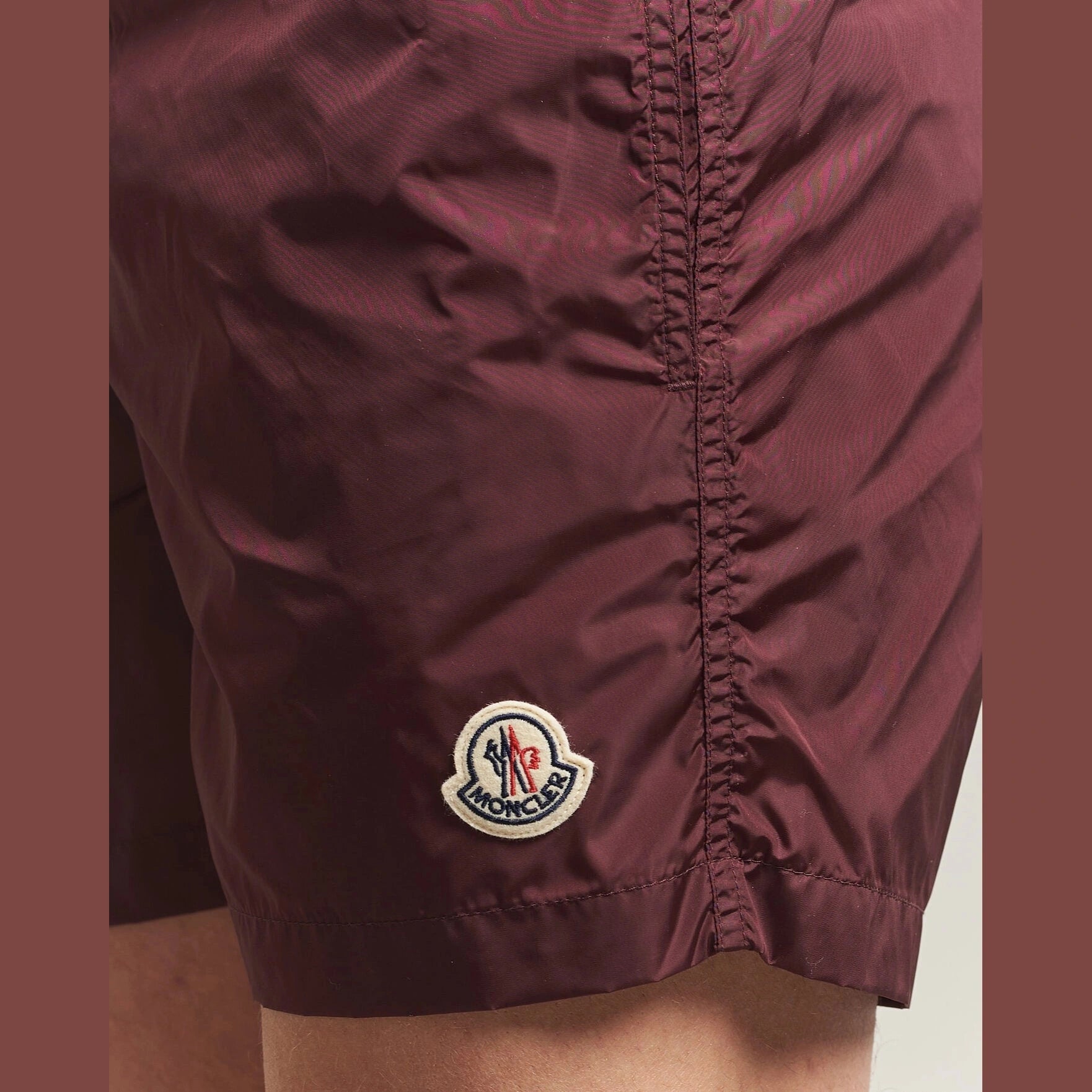 Short Moncler - Nylon - Bordeaux
