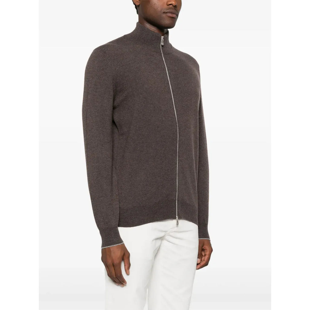 Cardigan Brunello Cucinelli - Cachemire - Marron