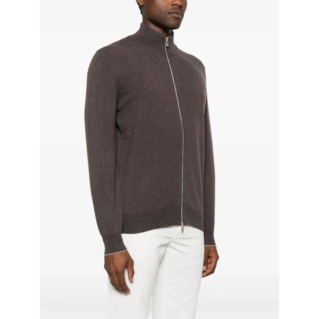 Cardigan Brunello Cucinelli - Cachemire - Marron