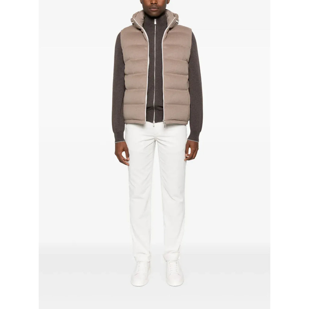 Cardigan Brunello Cucinelli - Cachemire - Marron