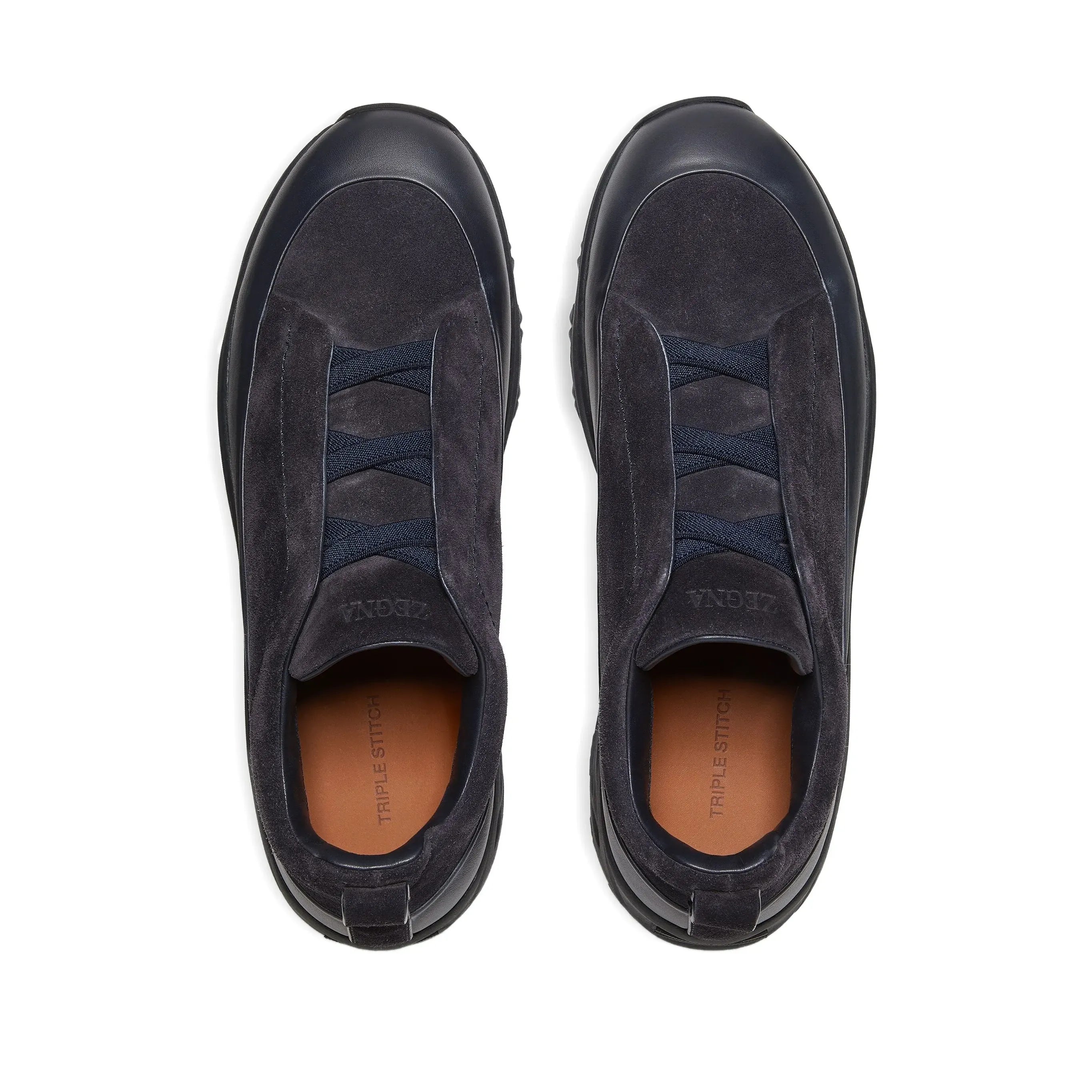 Espadrilles Zegna - Triple Stitch™ - Monte en Cuir et Daim - Noir