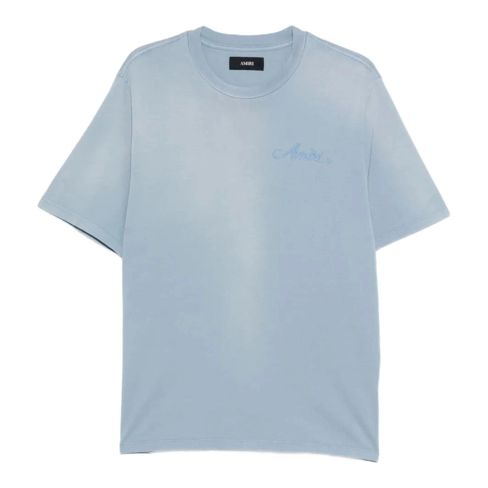 T-Shirt Amiri - Bleached Bandana Patch - Coton