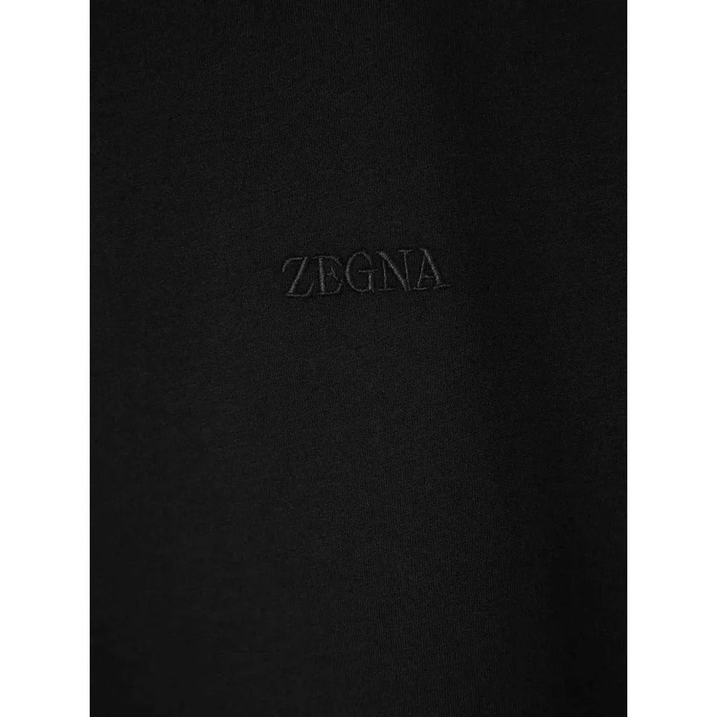 T-Shirt Zegna - Coton - Noir