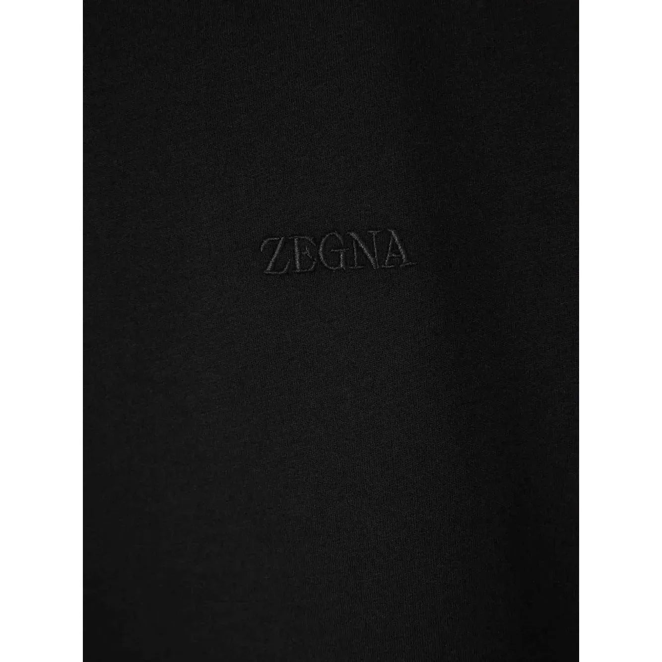 T-Shirt Zegna - Coton - Noir