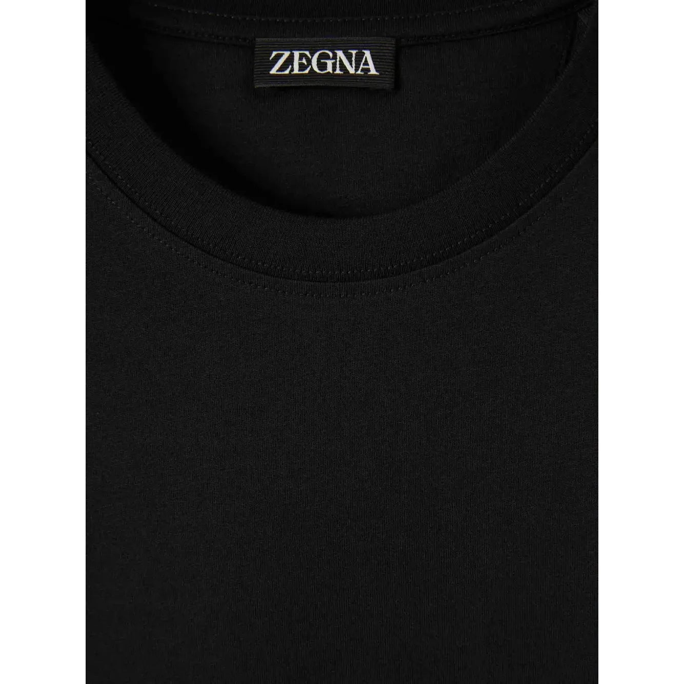 T-Shirt Zegna - Coton - Noir