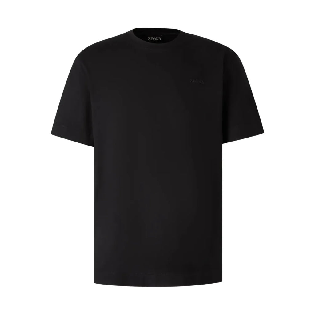 T-Shirt Zegna - Coton - Noir